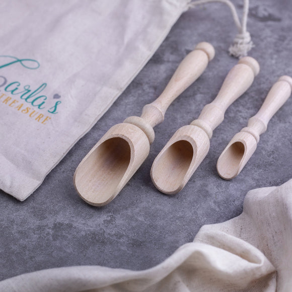 Wooden Scoops and Spoons