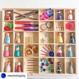 Outlet Extra large tinker tray / 28 compartments