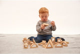 Mirror Block Set /  wooden building blocks / 24 pcs