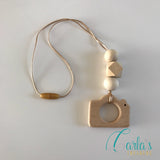 Wooden necklace / nursing necklace