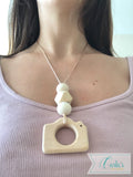 Wooden necklace / nursing necklace