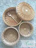 Natural willow baskets / wicker trays / Montessori baskets