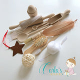 Treasure basket top up collection / 15 sensory rich items