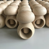 Wooden nut cracker / conker clamp