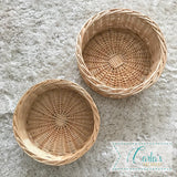 Natural willow baskets / wicker trays / Montessori baskets