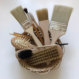 Montessori "Brush" themed sensory treasure basket