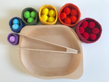 Rainbow Pom-poms Sorting Activity Set 2