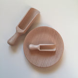 Wooden scoops / set of 2