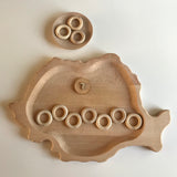 Carla’s Treasure Wooden Small Rings / Set of 10