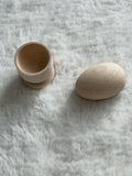 Wooden egg and cup / Montessori 3D Fitting Exercise basic set