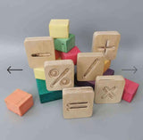 Math Symbol Cube Set