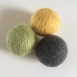 Wool balls 5cmD / Set of 3