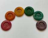 Carla’s Treasure Rainbow Large Wooden Buttons / Loose Parts