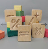 Math Symbol Cube Set