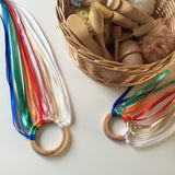 Sensory Ribbon Ring / Spring - Summer themed Hand Kite