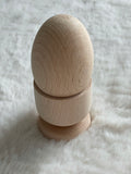 Wooden egg and cup / Montessori 3D Fitting Exercise basic set