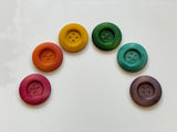 Carla’s Treasure Rainbow Large Wooden Buttons / Loose Parts