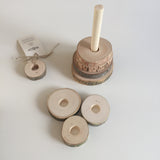 Wooden Stacker / Montessori Educational CE certified stacking toy