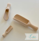 Wooden scoops