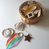Carla's Treasure Basket - 25 sensory-rich objects