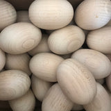 Wooden eggs - Set of 6 / Outlet