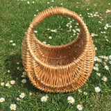 Child’s Gondola Basket / Small wicker shopping basket with handle