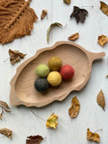 Earthy Tones Wool Balls 5cmD / Set of 5