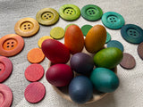 Carla’s Treasure Rainbow Wooden Eggs