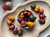 Carla’s Treasure Autumn Wooden Acorns / Set of 10
