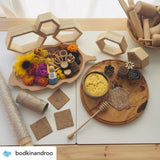 Wooden honey drizzler