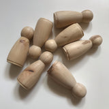 Peg dolls - Set of 6