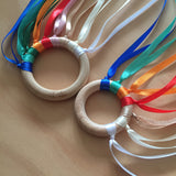 Sensory Ribbon Ring / Spring - Summer themed Hand Kite