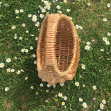 Child’s Gondola Basket / Small wicker shopping basket with handle