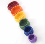 Rainbow Nesting Bowls, 6 pieces
