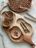 3 Compartments Montessori Tray
