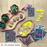 Leaf shaped wooden tray