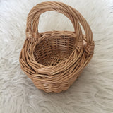 Mini Willow Baskets with Handle / Shopping Wicker Basket