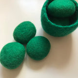 Felted pebbles