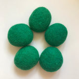 Felted pebbles