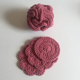 Eco-friendly body puffs and trio facial cloths