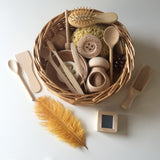 Carla's Treasure Basket - 20 sensory-rich objects