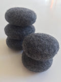 Felted pebbles