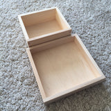 Wooden sensory mark making tray