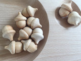 Wooden Acorns - set of 10