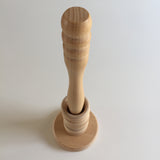 Natural wooden kitchen towel roll holder / DYI stacking toy 4