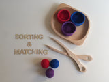 Crochet Bowls with Matching Balls Set