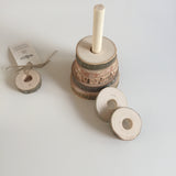 Wooden Stacker / Montessori Educational CE certified stacking toy