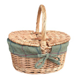 Oval Picnic Basket - Green