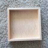 Wooden sensory mark making tray