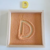 Wooden sensory mark making tray